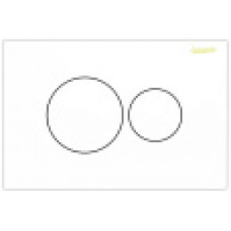 Loranto Кнопка для инсталляции круглая белый глянец