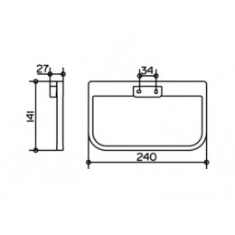 12721010000 Collection Moll Кольцо для полотенца