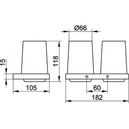 11151019000 Edition 11 Держатель на два стакана