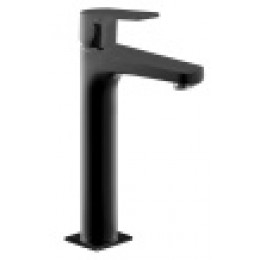 TREYA Смеситель для раковины высокий, черный матовый