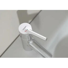 72023000 Talis S Смеситель для раковины 100, однорычажный, CoolStart, без сливного набора, хром