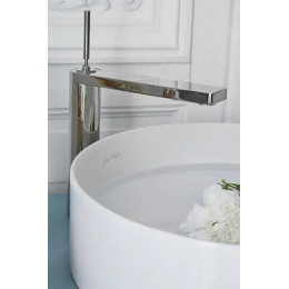 E73053-CP COMPOSED Высокий смеситель для умывальника управление джойстик, с дк, хром