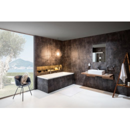 Столешница под раковину L 1000 темный орех