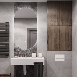 Квадро Про 80 Раковина левая