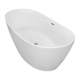 EASTON NEW Ванна акриловая белая, свободностоящая, в комплекте с сифоном и металлической рамой 1800x820x600 мм