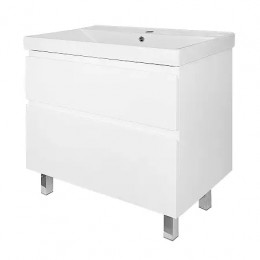 Комплект Тумба Мила 80Н (815*870*470) Напольная с раковиной Tempo 80