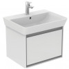 E074201 CONNECT AIR Cube Умывальник 60 см, для монтажа соло с сифоном, колонной / полуколонной или с подстольем CONNECT AIR