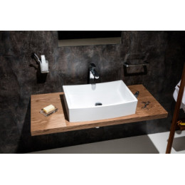 Столешница под раковину L 1000 темный орех