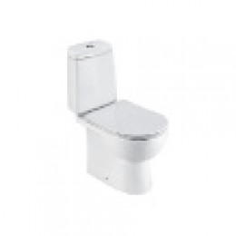 Унитаз-компакт "Остин" (станд, 2-реж., дюро, метал крепеж, softclose, тонкое)