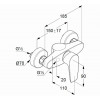 KLUDI PURE&SOLID Однорычажный смеситель для душа, арт. 348410575