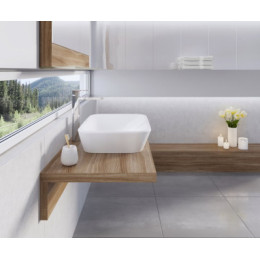 Умывальник Ceramic 600 R белый