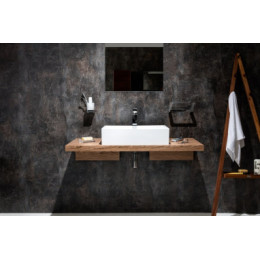 Столешница под раковину L 1000 темный орех