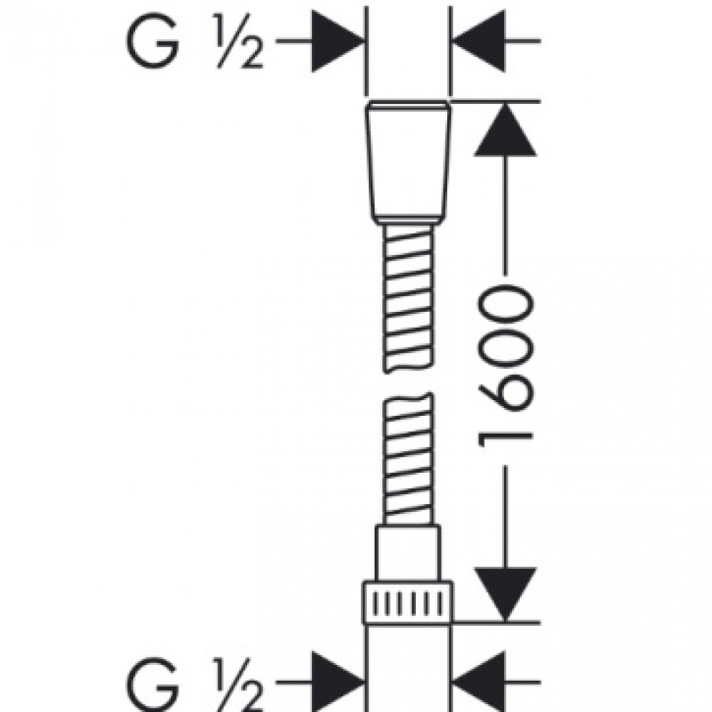 28276000 Шланг Isiflex 1,60 м, ½’