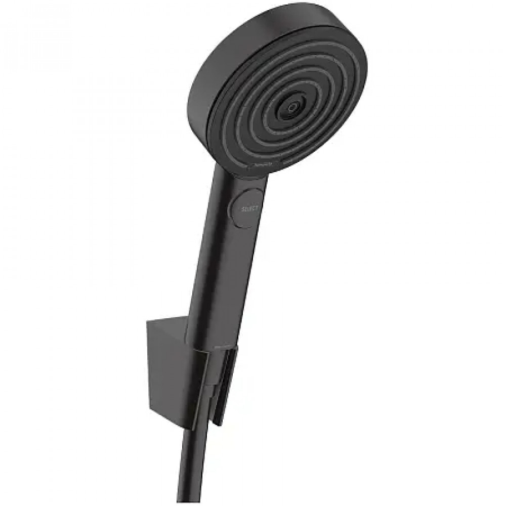 24303670 Pulsify Select Душевой набор с держателем 105 3jet Relaxation, шланг 160 см, матовый черный