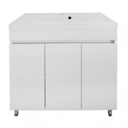 Комплект Тумба Serenada 80/Н напольная 3ДВ с раковиной АСТОРИЯ 80