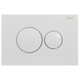 Loranto Кнопка для инсталляции круглая белый глянец