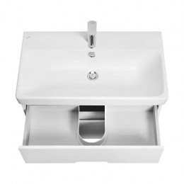 Оливия 80 Тумба Белый матовый (БЕЗ УМЫВАЛЬНИКА "Адриана-80")