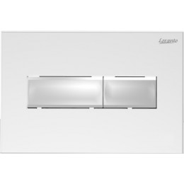 Сет LORANTO Инсталляция с кнопкой Line белая глянец + унитаз ANTE с сиденьем микролифт