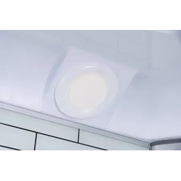 CS-6680-25FW 80*80*215 Душевая кабина в комплекте со средним поддоном 25см. Белый кирпичный узор, стекло 4мм. Профиль "хром"
