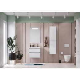 THE GAP Шкаф-колонна, белый глянец