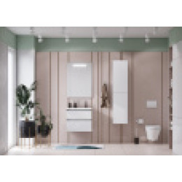 THE GAP Шкаф-колонна, белый глянец