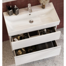 OLETA Модуль д/раковины 800мм, белый матовый