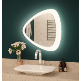 AZARIO зеркало Edda влагостойкое с подсветкой и гравировкой 700*700