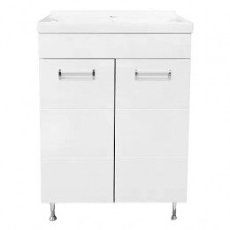 Комплект Тумба Дина 60 (610х470х815) с раковиной MONTE Neo 60 (2 места)