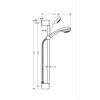 27763000 Crometta 85 Душевой набор Crometta 85 Vario/Unica'Crometta 0,65 м, ½’