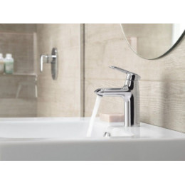 E99447-CP KUMIN Смеситель для умывальника comfort size без дк, хром