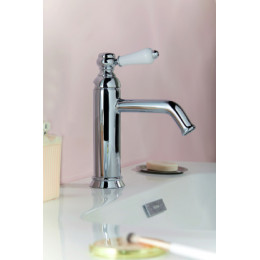 E24360-CP LOUISE Смеситель для раковины без донного клапана, хром