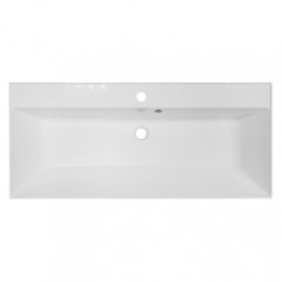 Комплект Тумба Эстима 100/2Н напольная с раковиной Астория 100 Графит