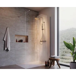 Душевая система с термостатическим смесителем для душа, с полочкой, Ceratherm T50, A7230AA