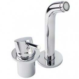 KLUDI BOZZ Однорычажный смеситель для раковины, внешняя монтажная часть, излив 170 мм, арт. 382440576