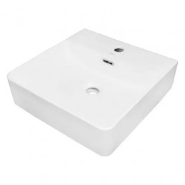 AZ-2177-MW  Раковина накладная Размер:420*420*120 мм ,белый матовый