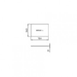 Боковая панель для ванны CITY 80 L орех