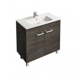 E066901 TEMPO Vanity Умывальник 81.5X45.5 см, с 1-м отверстием под смеситель, с отверстием перелива, только для встраивания в подстолье