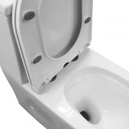 Velluto Унитаз-моноблок, торнадо, с сиденьем  микролифт 650*370*775