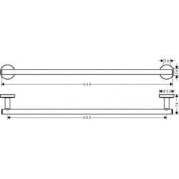 41716000 Logis Universal Держатель для банного полотенца
