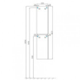 СКАЙ Шкаф-колонна левая