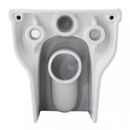 Пэк "Лайн" rimless (подвес. безободковый унитаз с тонким сиденьем SC, инсталляция, панель хром. глянец)