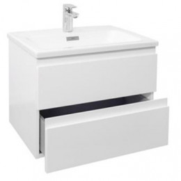 EB2052-J5 MADELEINE Тумба подвесная, 60 см, 2 ящика, Белый лак глянец