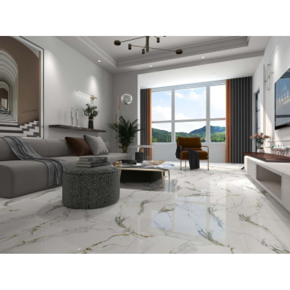 Керамический гранит AZARIO CALACATTA GOLD 60x120 Carving Китай