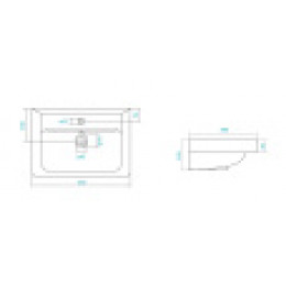 АКВАТОН ТИГОДА-55 мини Раковина