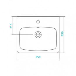 АКВАТОН Нео 55 Умывальник