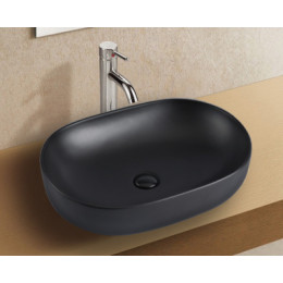 AZ-2196MDH Раковина накладная матовый тёмно-серый. Размер 600*415*135 мм