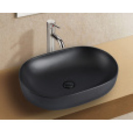 AZ-2196MDH Раковина накладная матовый тёмно-серый. Размер 600*415*135 мм