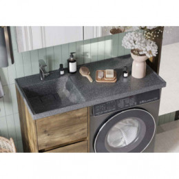 Лондри 120 Раковина ЛЕВАЯ ГРАФИТ