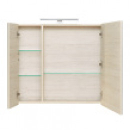 ETNA Шкаф зеркальный  800 мм, дуб верона