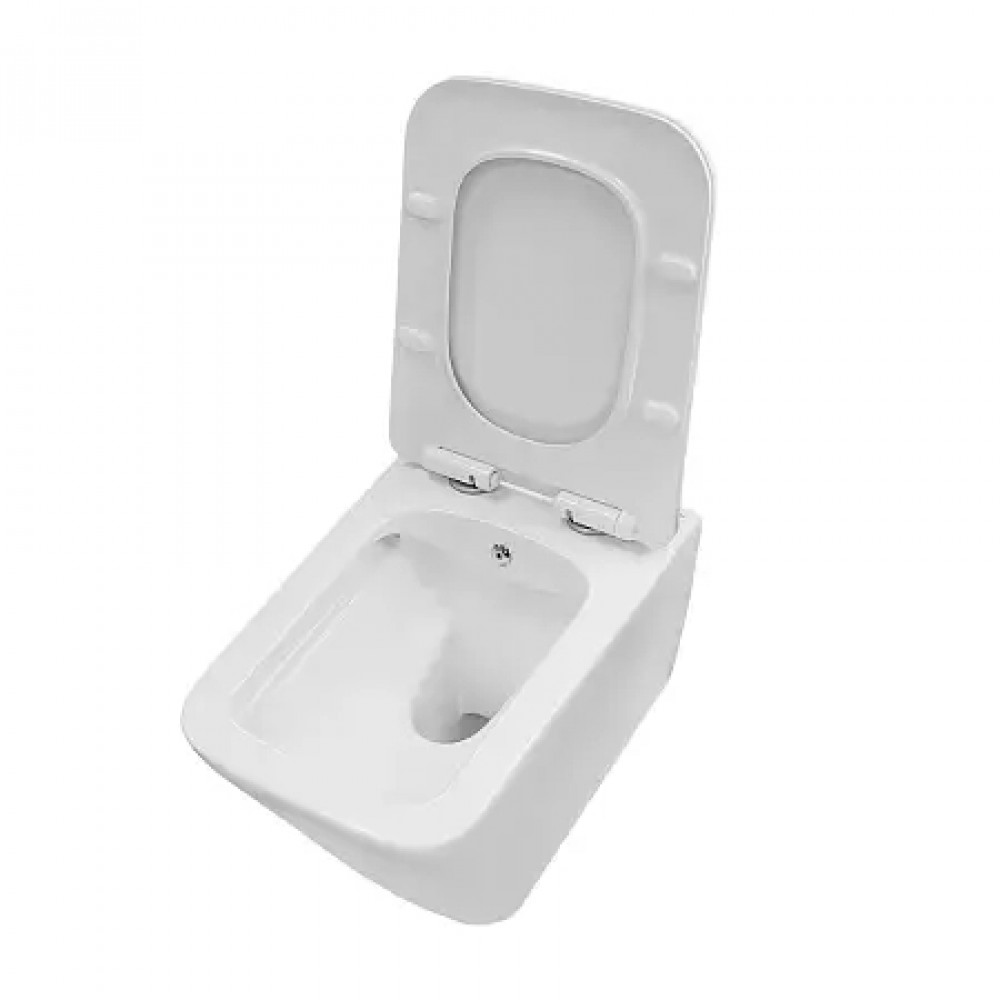 Dezi White BD унитаз подвесной с функцией биде, смыв Торнадо, с сиденьем дюропласт, микролифт (1 место)